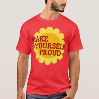 Camiseta Hacer que el suyo esté orgulloso de la moda retro 