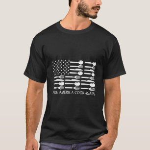 Camiseta Hacer que Estados Unidos Cocine De Nuevo Cocinando