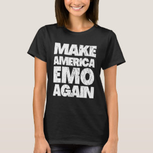 Camiseta HACER QUE ESTADOS UNIDOS EMO NUEVAMENTE Gótico Emo