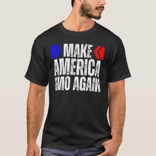 Camiseta HACER QUE ESTADOS UNIDOS EMO OTRA VEZ MÁS LEVES Em