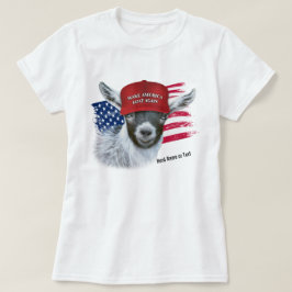 Camiseta Hacer que Estados Unidos GOAT vuelva a ser una cam
