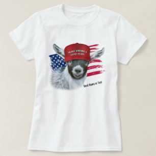 Camiseta Hacer que Estados Unidos GOAT vuelva a ser una cam