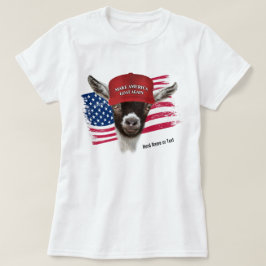 Camiseta Hacer que Estados Unidos GOAT vuelva a ser una cam