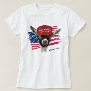 Camiseta Hacer que Estados Unidos GOAT vuelva a ser una cam