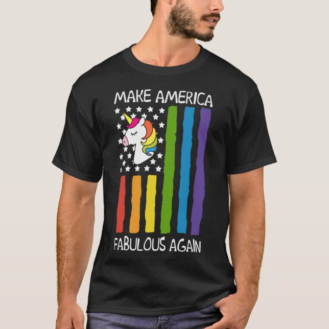 Camiseta Hacer que Estados Unidos sea fabuloso de nuevo cam (Anverso)