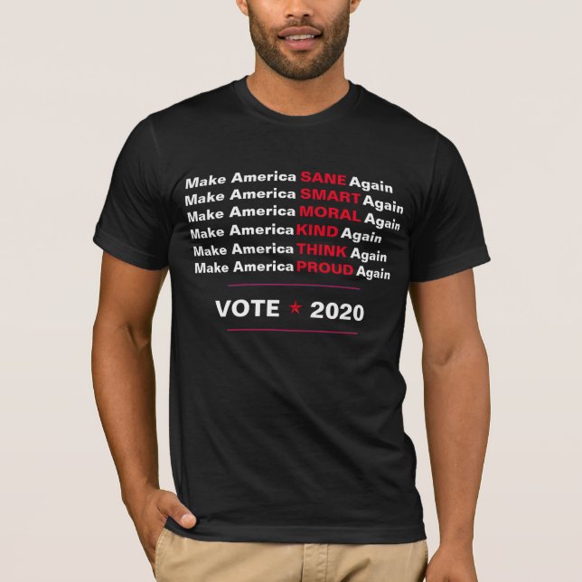 Camiseta Hacer que Estados Unidos vuelva a estar ORGULLOSO (Anverso)