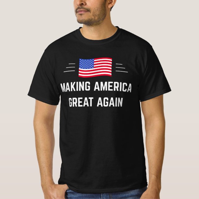 Camiseta Hacer que Estados Unidos vuelva a ser grande (Anverso)