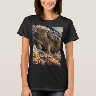Camiseta Hacer que Estados Unidos vuelva a ser Naranja (tri