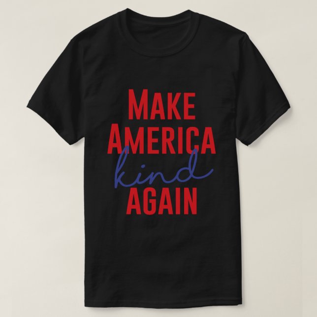 Camiseta Hacer que Estados Unidos vuelva a ser Pegatina.png (Diseño del anverso)