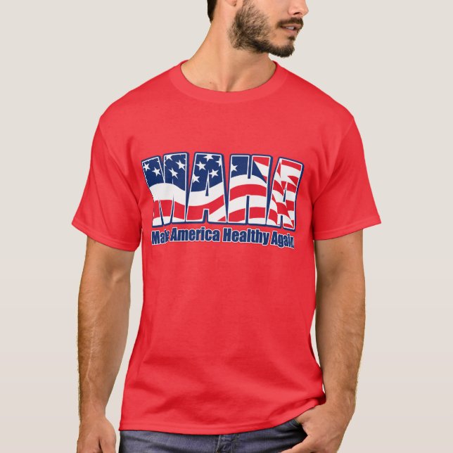 Camiseta Hacer que Estados Unidos vuelva a ser saludable (Anverso)