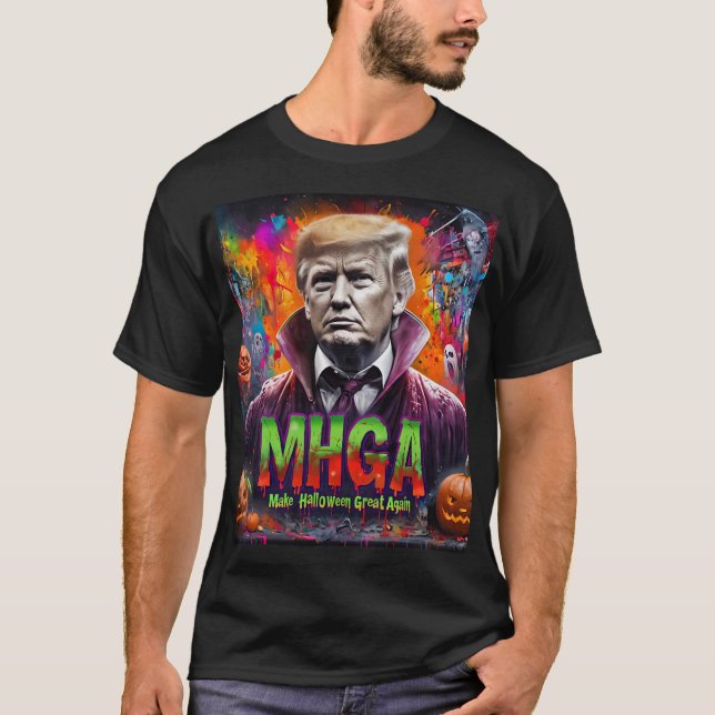 CAMISETA HACER QUE HALLOWEEN SEA GRANDE DE NUEVO | DARK MAG (Anverso)