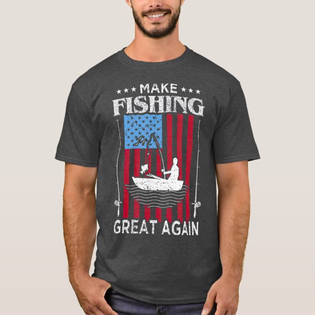 Camiseta Hacer que la pesca vuelva a ser grande (Anverso)