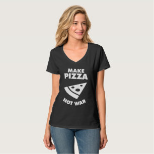 Camiseta Hacer que la pizza no sea guerra