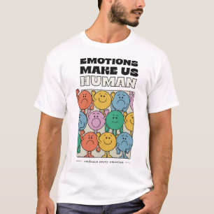 Camiseta Hacer Que La Salud Mental Retro Humana Sea Positiv