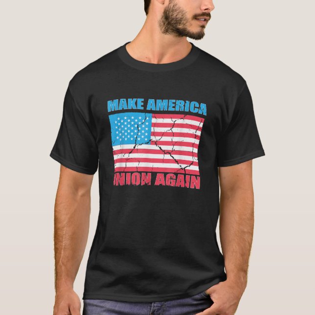 Camiseta Hacer que la Unión de Estados Unidos vuelva a unif (Anverso)