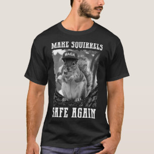 Camiseta Hacer Que Las Ardillas Sean Seguras De Nuevo Trump