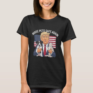 Camiseta Hacer que las Mascotas Sean Seguras de Nuevo Salva