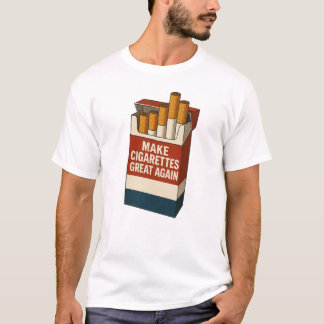 Camiseta hacer que los cigarrillos vuelvan a ser buenos