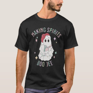 Camiseta Hacer que los espíritus boojee fantasma sostengan
