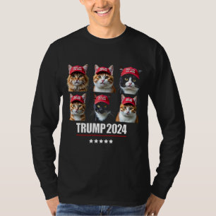 Camiseta Hacer que los gatos vuelvan a estar seguros Maga l