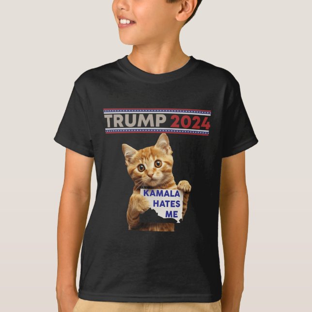 Camiseta Hacer que los gatos vuelvan a estar seguros para T (Anverso)