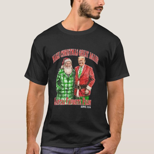 Camiseta Hacer que los Navidades vuelvan a ser buenos amigo (Anverso)