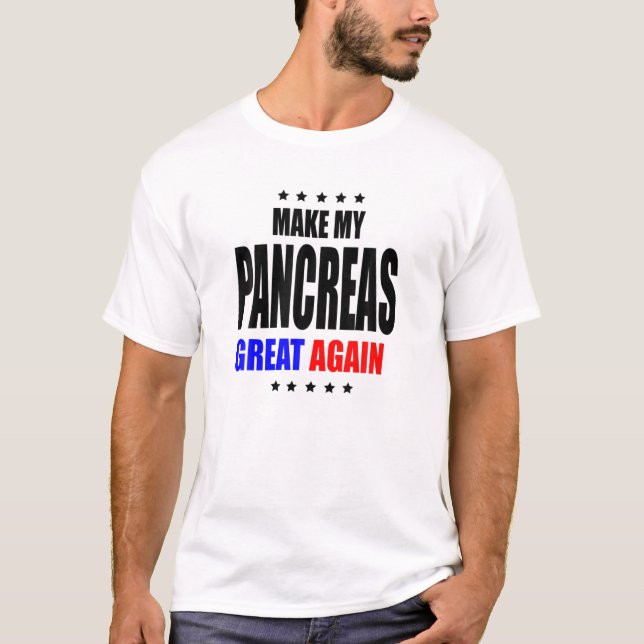 Camiseta Hacer que mi páncreas vuelva a ser grande (Anverso)