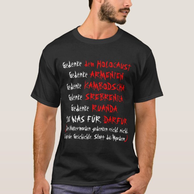 Camiseta Hacer que para Darfur (Anverso)