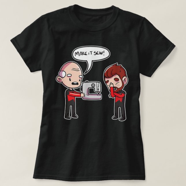 Camiseta Hacer que se vuelva masticable (Diseño del anverso)