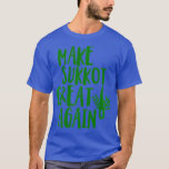 Camiseta Hacer que Sukkot sea grande de nuevo judío Sukkah<br><div class="desc">Hacer Sukkot grande de nuevo judío Sukkah Harvest Lulav Etrog .Sukkot Mode con la rama de la palma para todos los que les gusta celebrar festivales judíos tradicionales y tradiciones de vacaciones en el judaísmo de una manera festiva y para todos los que disfrutan de la cultura hebrea y rituales...</div>