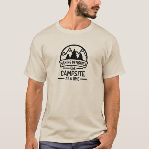 Camiseta Hacer Recuerdos Un Camping A La Vez
