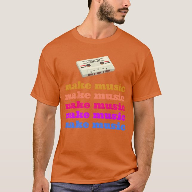 Camiseta Hacer regalos de música (Anverso)