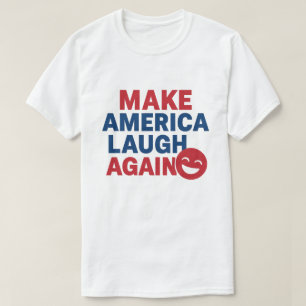Camiseta Hacer reír a Estados Unidos de nuevo graciosa humo