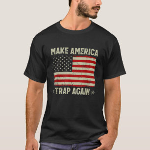 Camiseta Hacer Trampa Estadounidense De Nuevo 4 De Julio Pa