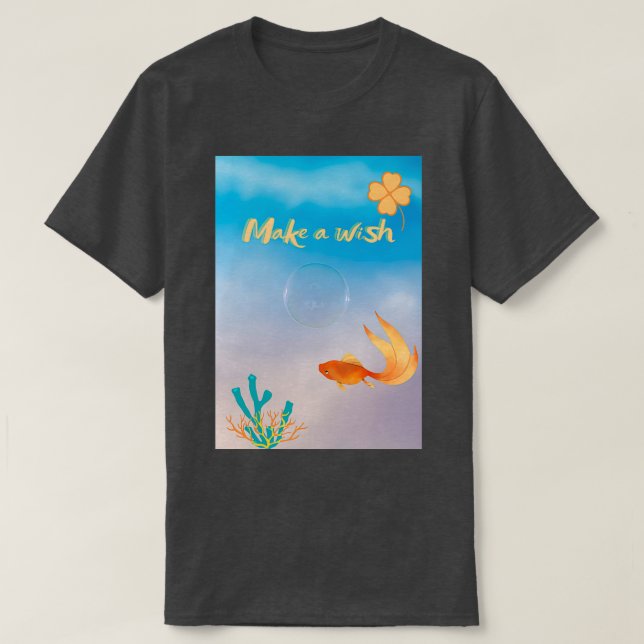 Camiseta Hacer un deseo (Diseño del anverso)
