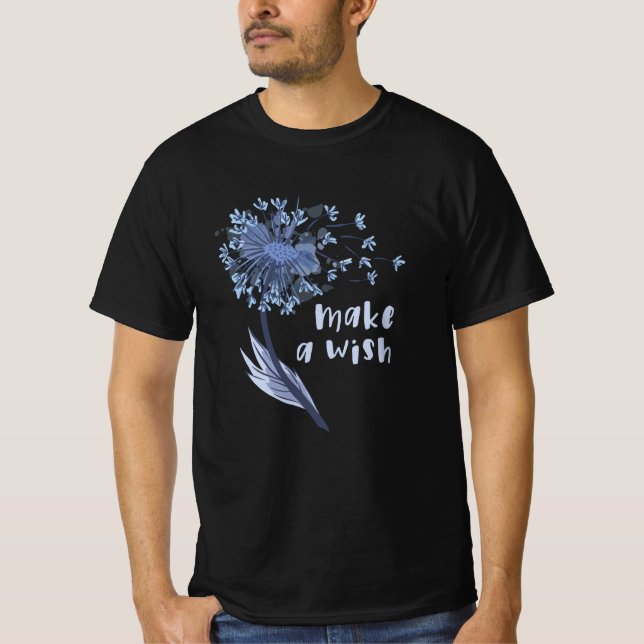 Camiseta Hacer un deseo Dandelion Flower (Anverso)