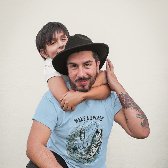 Camiseta Hacer Un Pescador Splash (Subido por el creador)