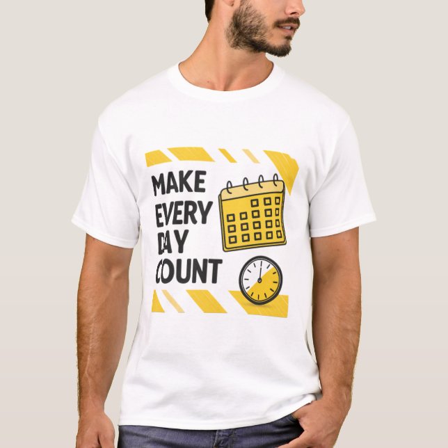 Camiseta Hacer un recuento diario (Anverso)