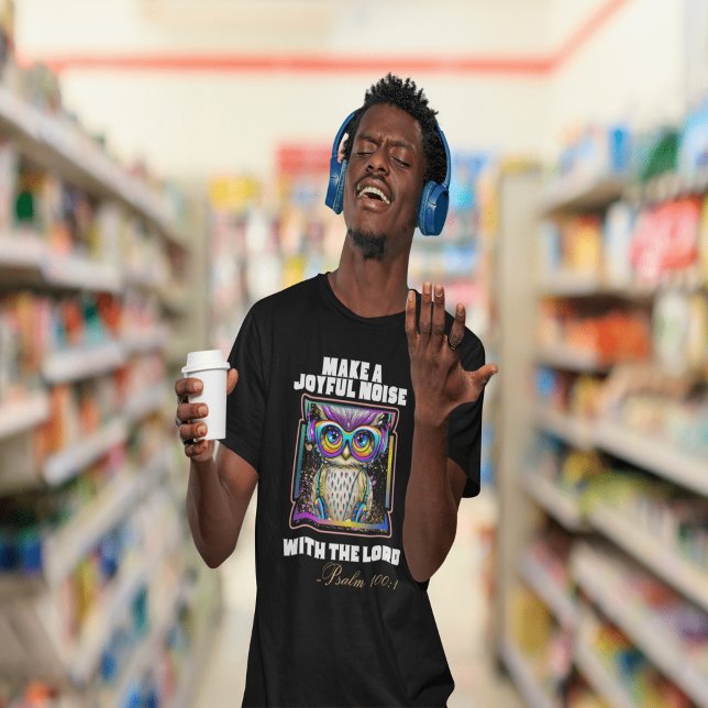 Camiseta Hacer un ruido alegre a la fe cristiana (Subido por el creador)