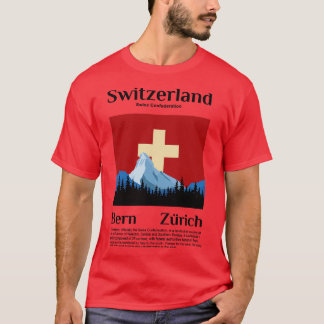 Camiseta hacer un viaje a Suiza