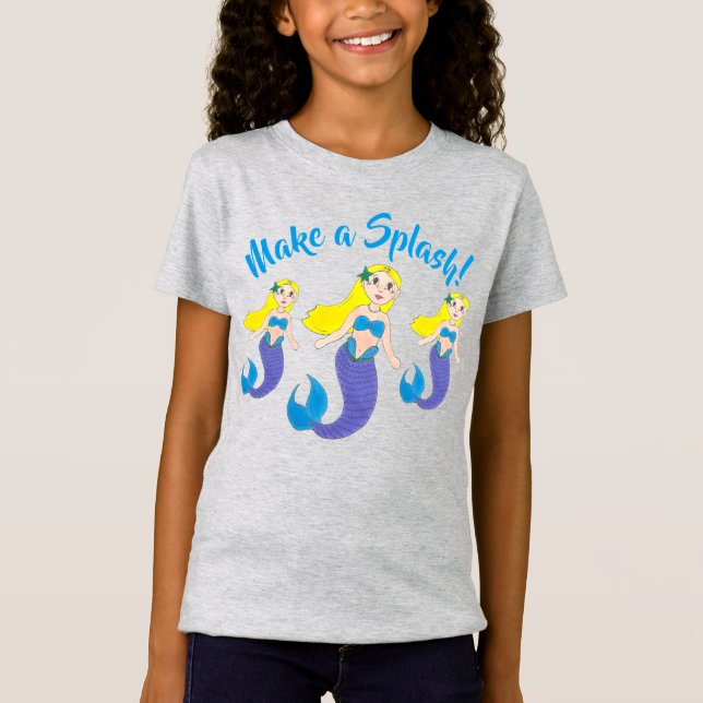 Camiseta Hacer una fiesta de cumpleaños de sirena para nada (Anverso)