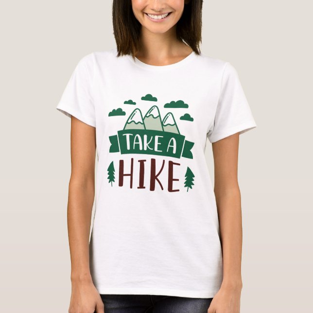 Camiseta Hacer Una Senderismo (Anverso)
