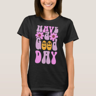Camiseta Hacer Una Sonrisa De Buenos Días Cara Emoción Pala