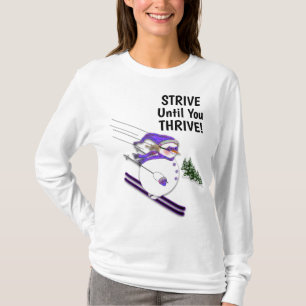 Camiseta Hacerle gracia a Snowman con el Gorra Scarf STRIVE
