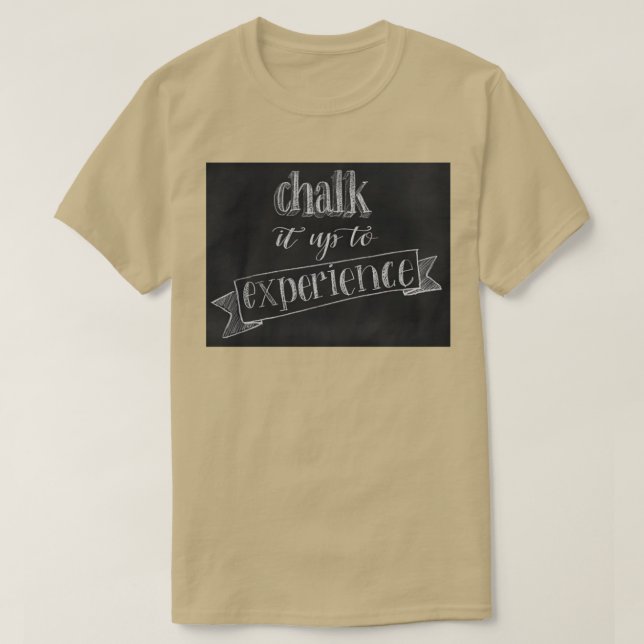 Camiseta Hacerlo a la experiencia (Diseño del anverso)