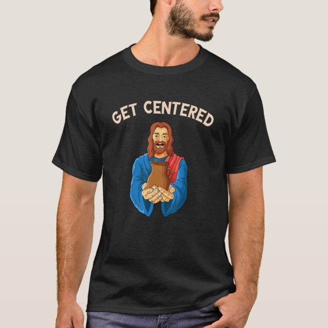 Camiseta Hacerse divertido con las alfarerías de las alfomb (Anverso)