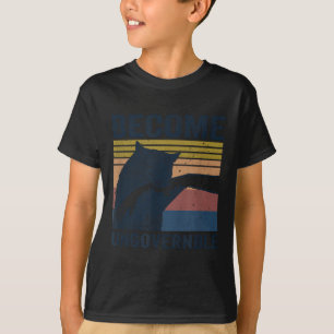Camiseta Hacerse ingobernable - Gracioso gato negro mordaz