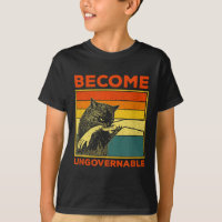 Hacerse ingobernable - Gracioso gato negro mordaz