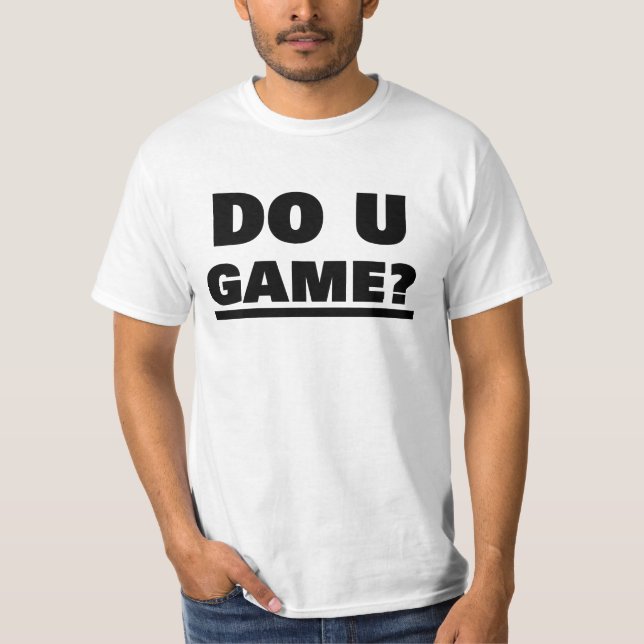 CAMISETA ¿HACES JUEGO? (Anverso)