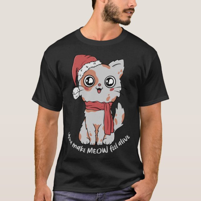 Camiseta Haces que los pobres se sientan Navidades vivos Ca (Anverso)